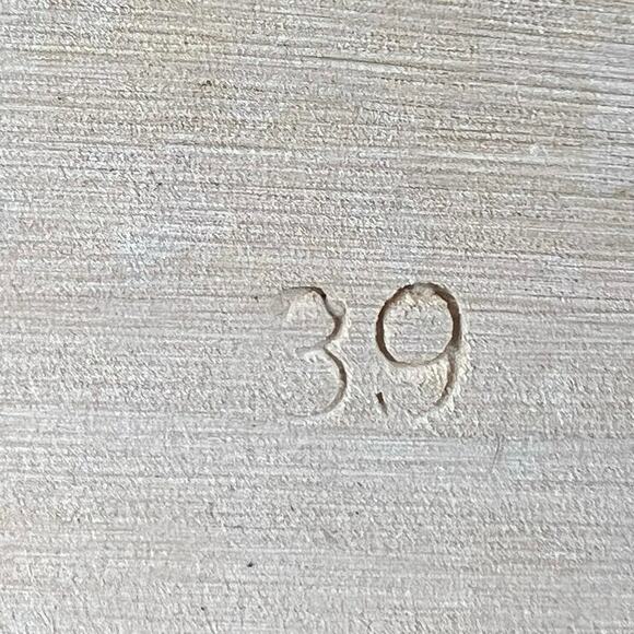 Swedish Hasbeens Women’s Lacy Brown Leather Wooden Sandals Size 39 US - Picture 11 of 12